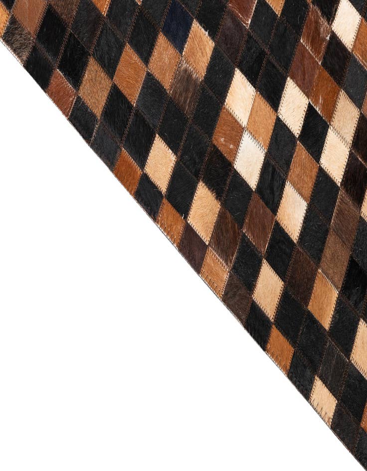 Detail image of 5' x 8' Cowhide Leather Rug
