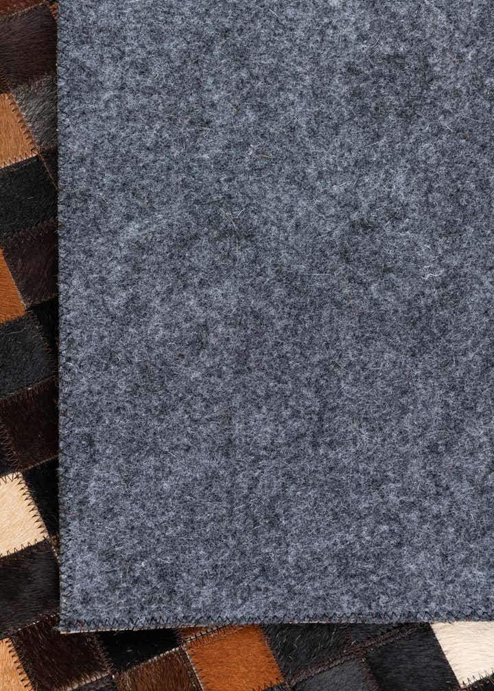5' x 8' Cowhide Leather Rug