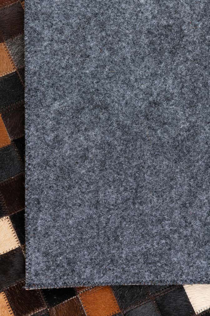 5' x 8' Cowhide Leather Rug