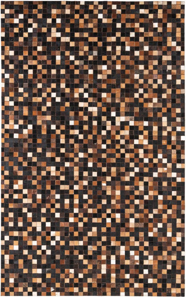 Detail image of 5' x 8' Cowhide Leather Rug