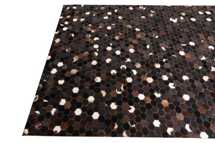 5' x 8' Cowhide Leather Rug