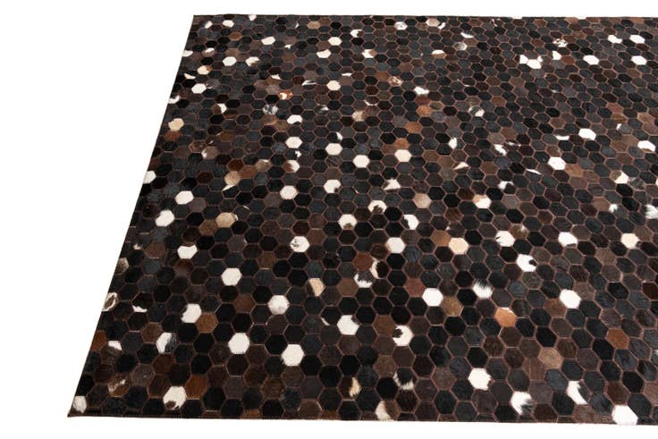 Detail image of 5' x 8' Cowhide Leather Rug