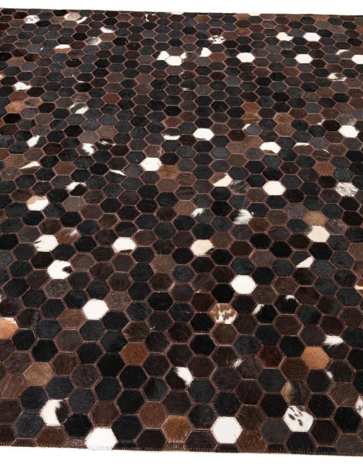 Detail image of 5' x 8' Cowhide Leather Rug