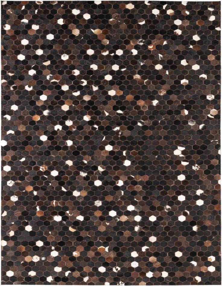 Detail image of 5' x 8' Cowhide Leather Rug