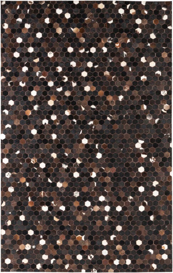 Detail image of 5' x 8' Cowhide Leather Rug