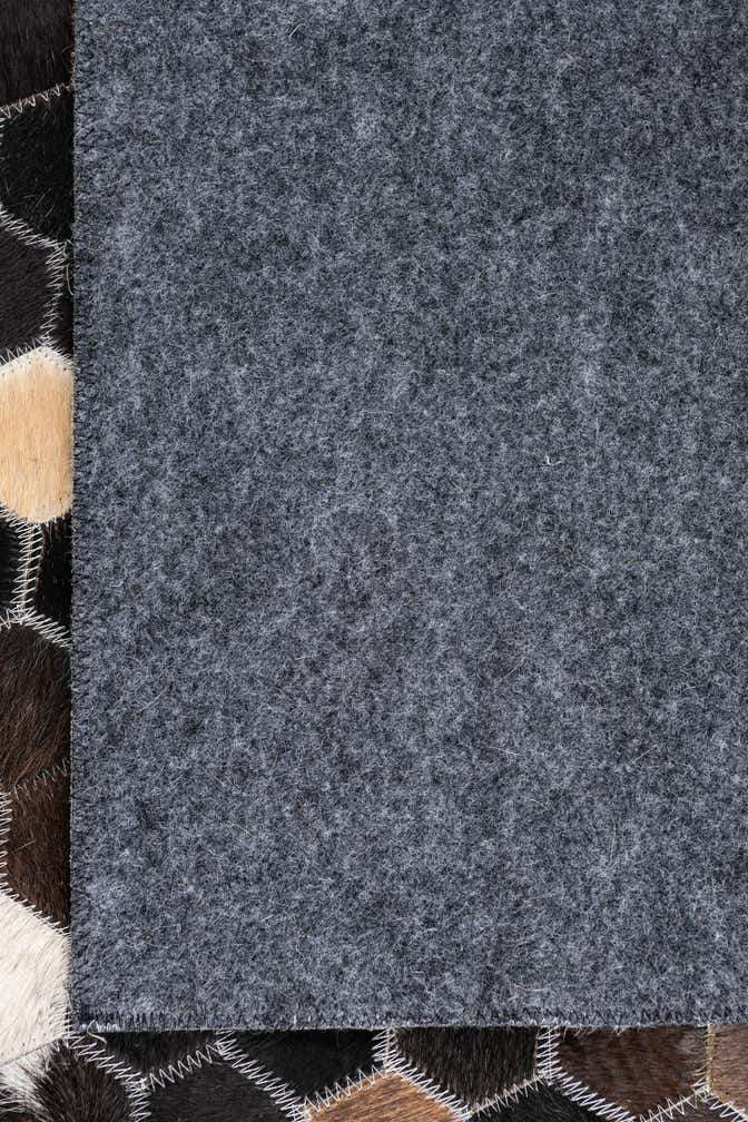 5' x 7' 10 Cowhide Leather Rug