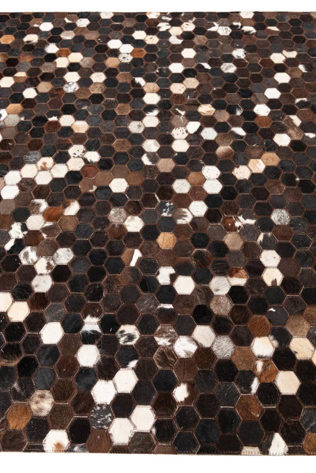 Detail image of 5' x 8' Cowhide Leather Rug