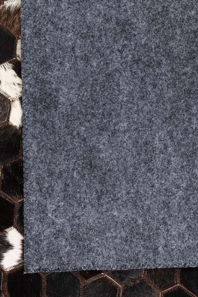 5' x 8' Cowhide Leather Rug