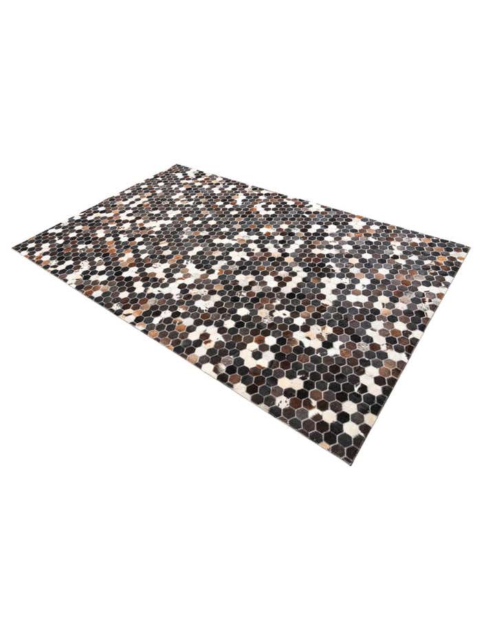5' x 7' 10 Cowhide Leather Rug