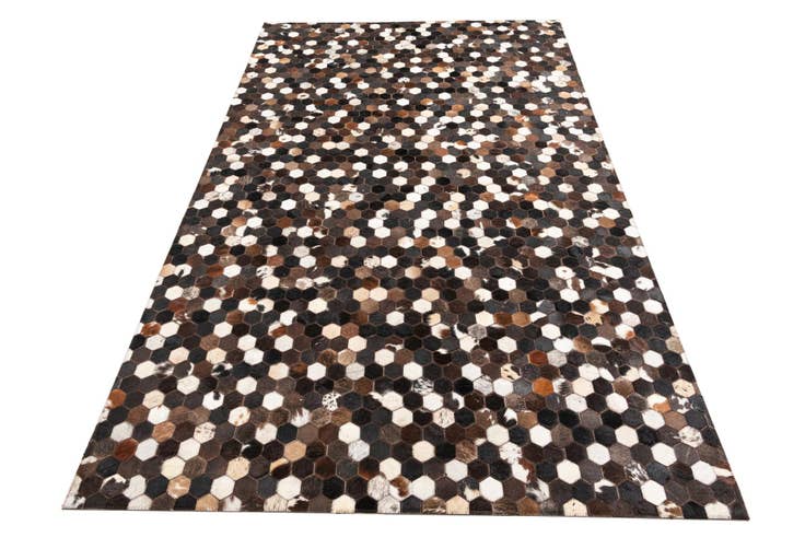 Detail image of 5' x 8' Cowhide Leather Rug