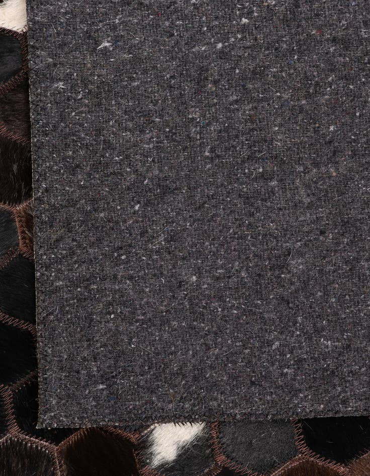 Detail image of 5' x 8' 2 Cowhide Leather Rug