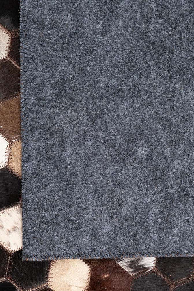 5' x 8' Cowhide Leather Rug