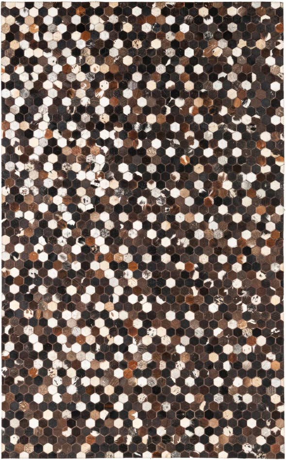 Detail image of 5' x 8' Cowhide Leather Rug