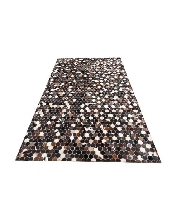 5' x 8' Cowhide Leather Rug