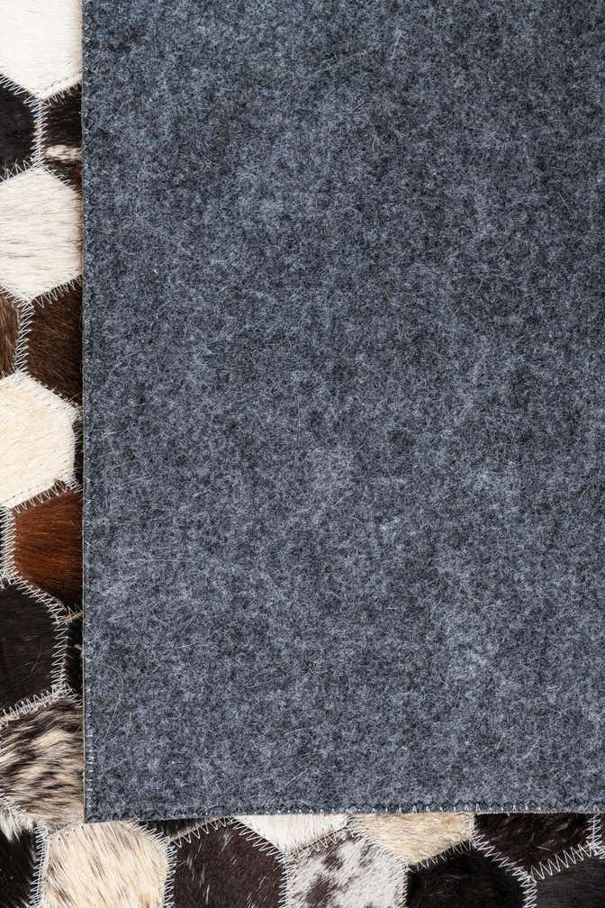 5' x 8' Cowhide Leather Rug