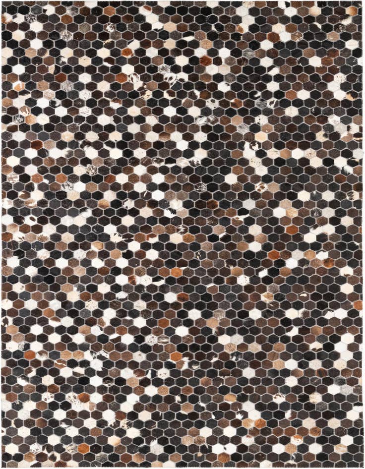 Detail image of 5' x 8' Cowhide Leather Rug