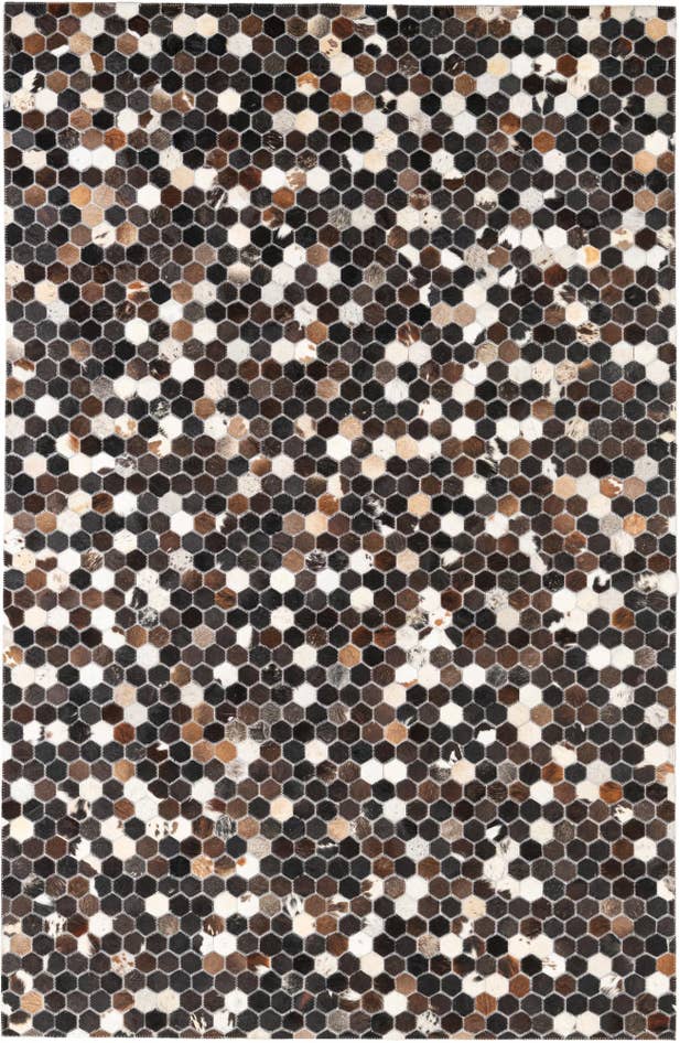 Detail image of 5' x 7' 9 Cowhide Leather Rug