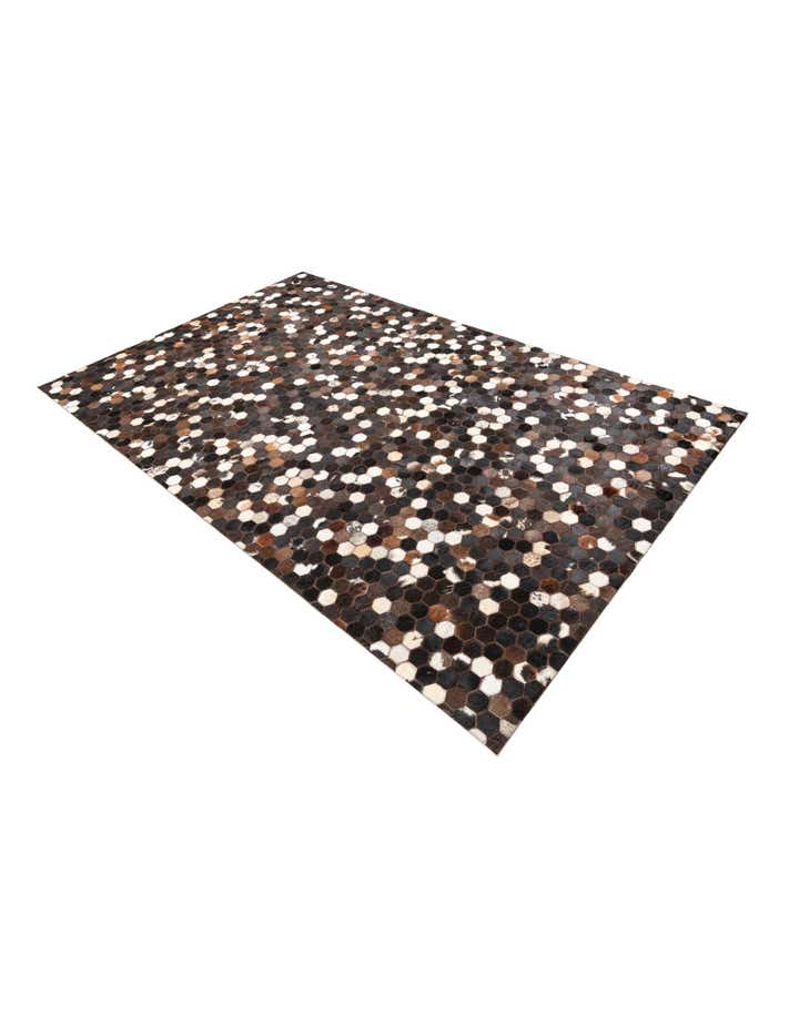 5' x 8' Cowhide Leather Rug