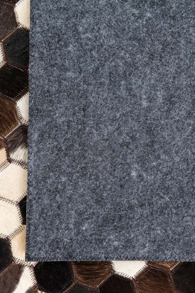 5' x 8' Cowhide Leather Rug