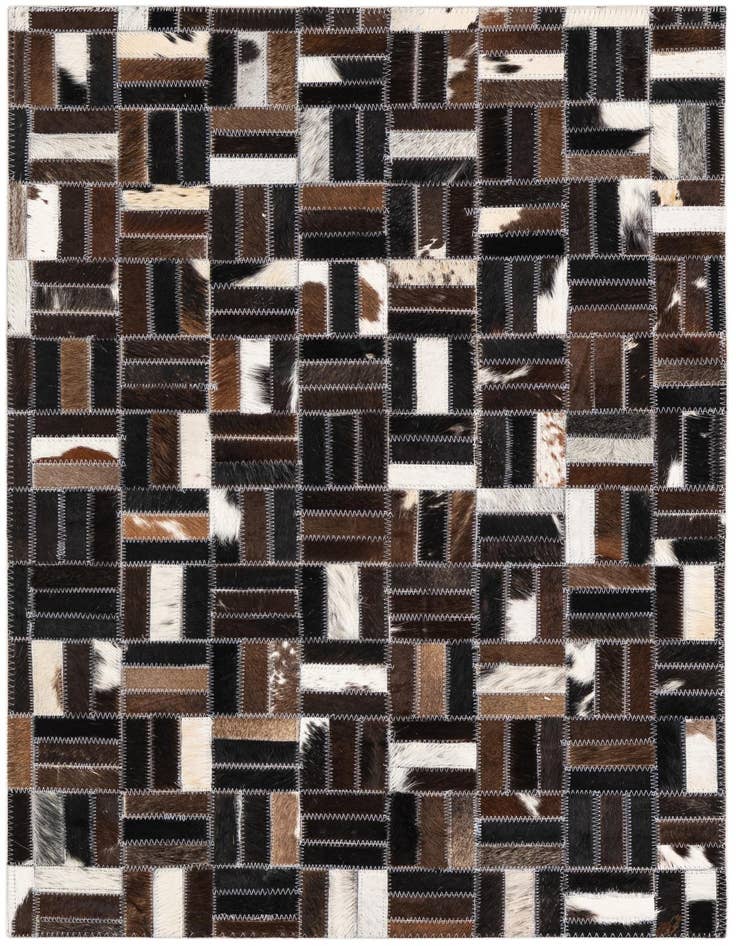 Detail image of 2' x 3' Cowhide Leather Rug