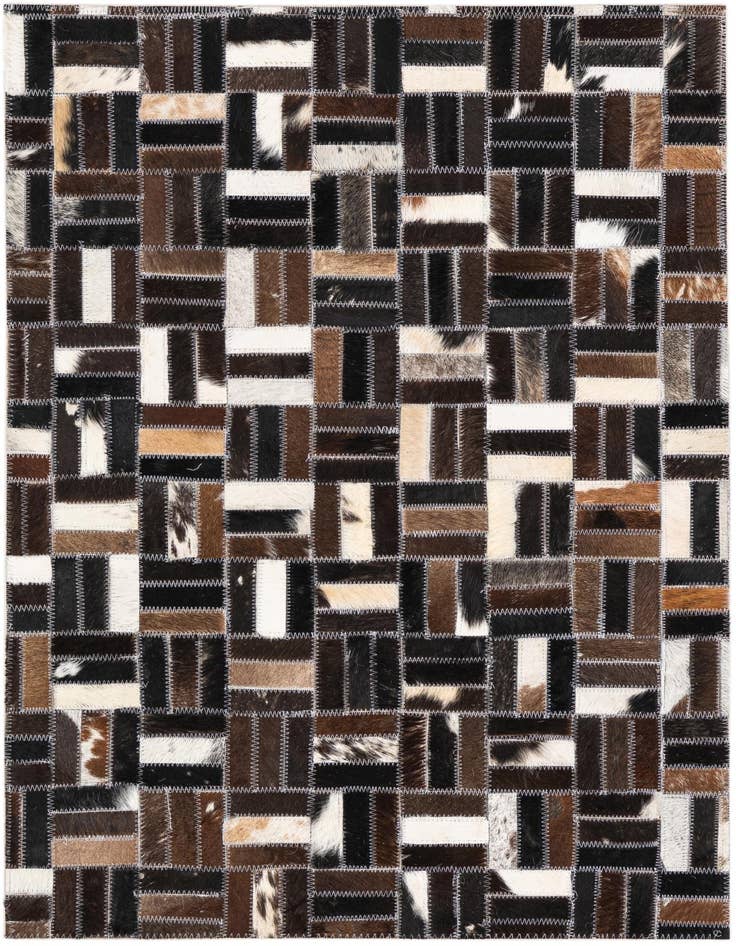 Detail image of 2' x 3' Cowhide Leather Rug