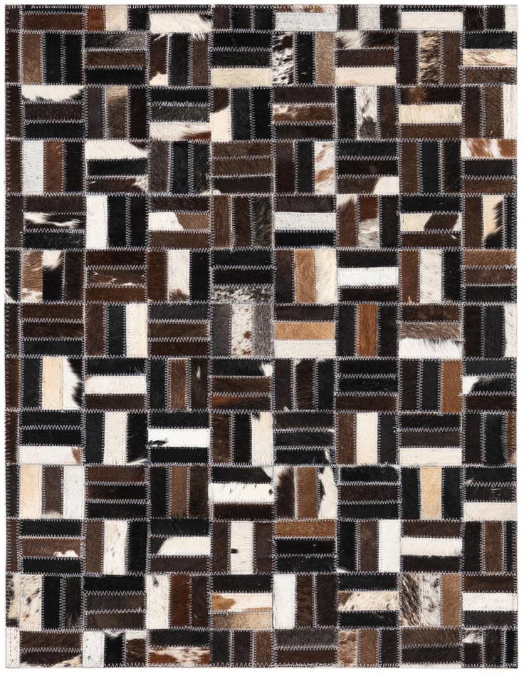 Detail image of 2' x 3' Cowhide Leather Rug
