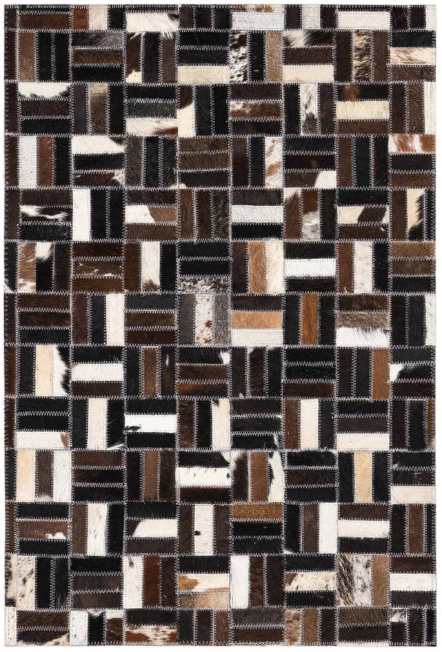 Detail image of 2' x 3' Cowhide Leather Rug
