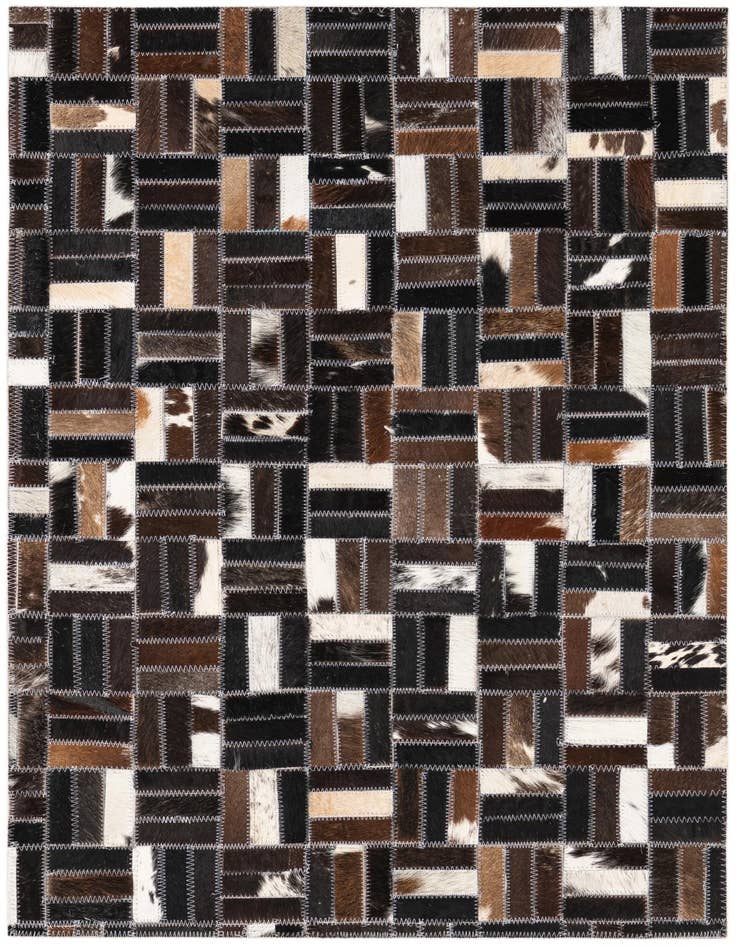 Detail image of 2' x 3' Cowhide Leather Rug