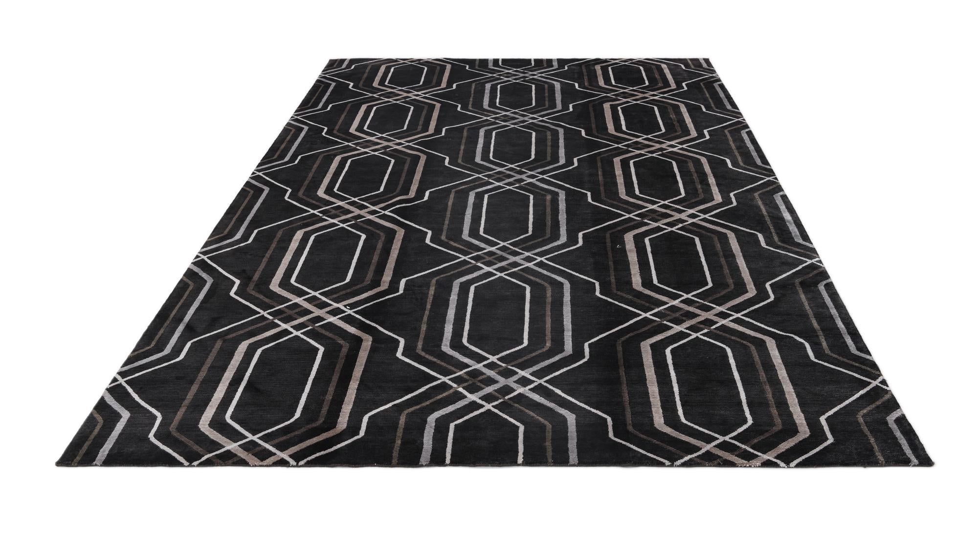 6' 8 x 9' 10 Hand Knotted Darya Wool Rug