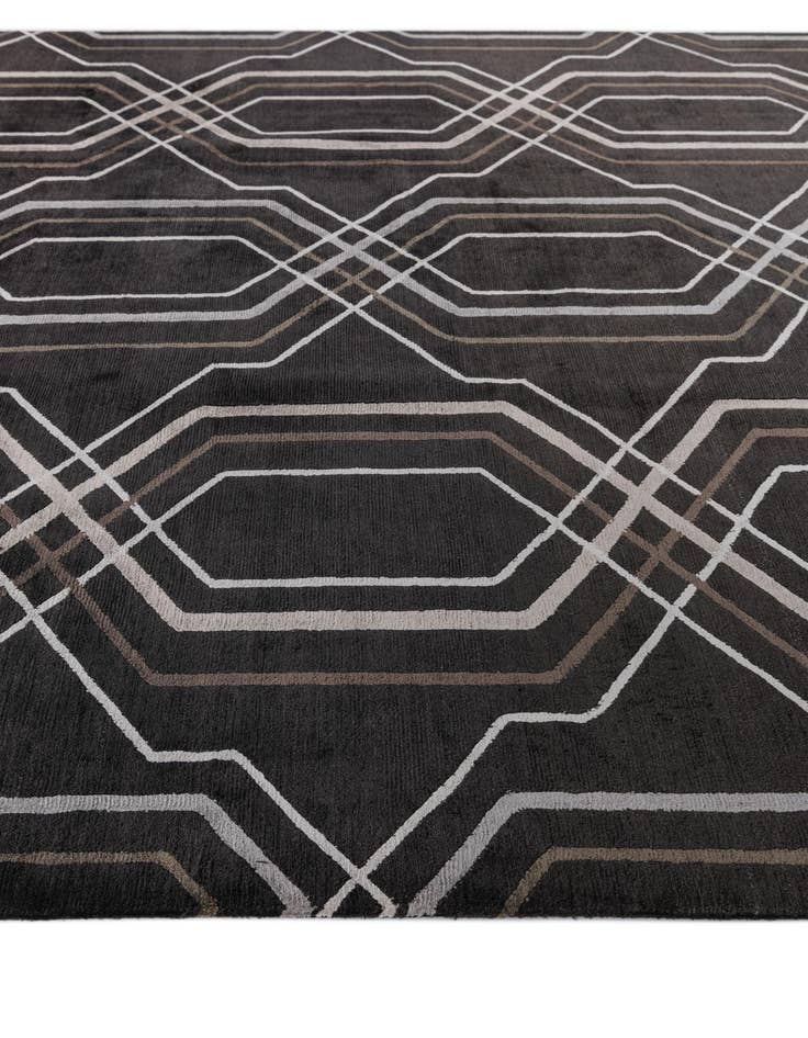 Detail image of 6' 8 x 9' 10  Hand Knotted Darya Wool Rug