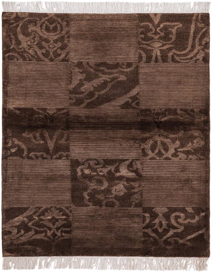 Detail image of 2' 8 x 4' 11 Hand Knotted Darya Wool Rug