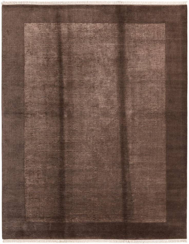 Detail image of 6' 7 x 9' 11 Hand Knotted Darya Wool Rug