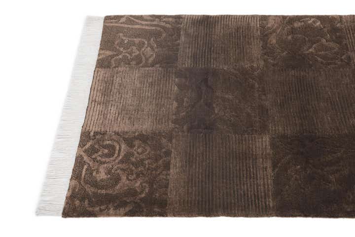 85cm x 155cm Handgeknoopt Darya Wol Vloerkleed