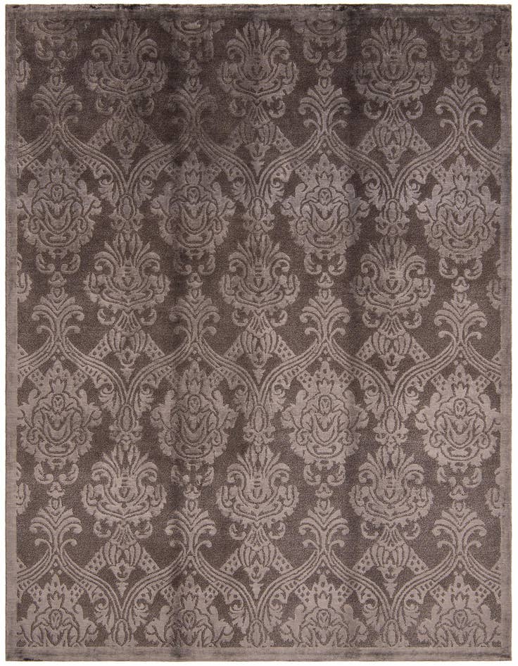 Detail image of 6' 8 x 9' 10 Hand Knotted Darya Wool Rug