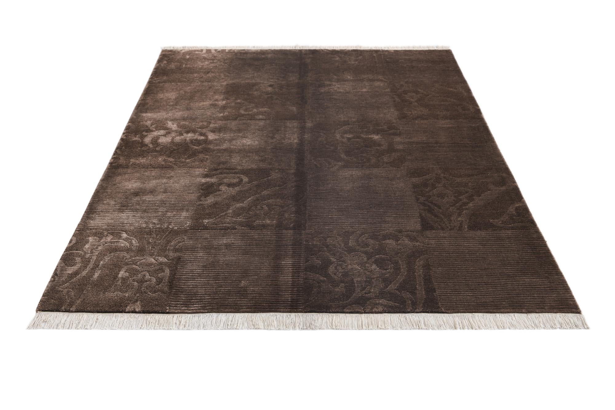 4' 11 x 6' 8 Hand Knotted Darya Wool Rug