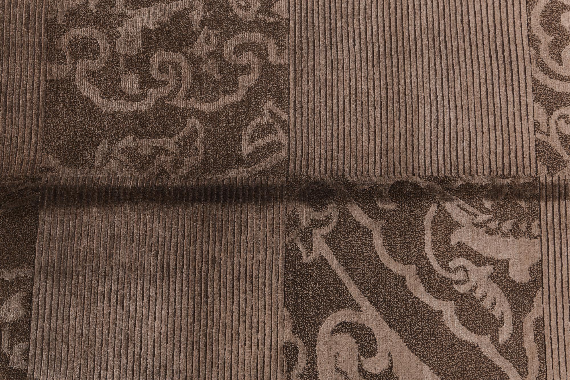 4' 11 x 6' 8 Hand Knotted Darya Wool Rug