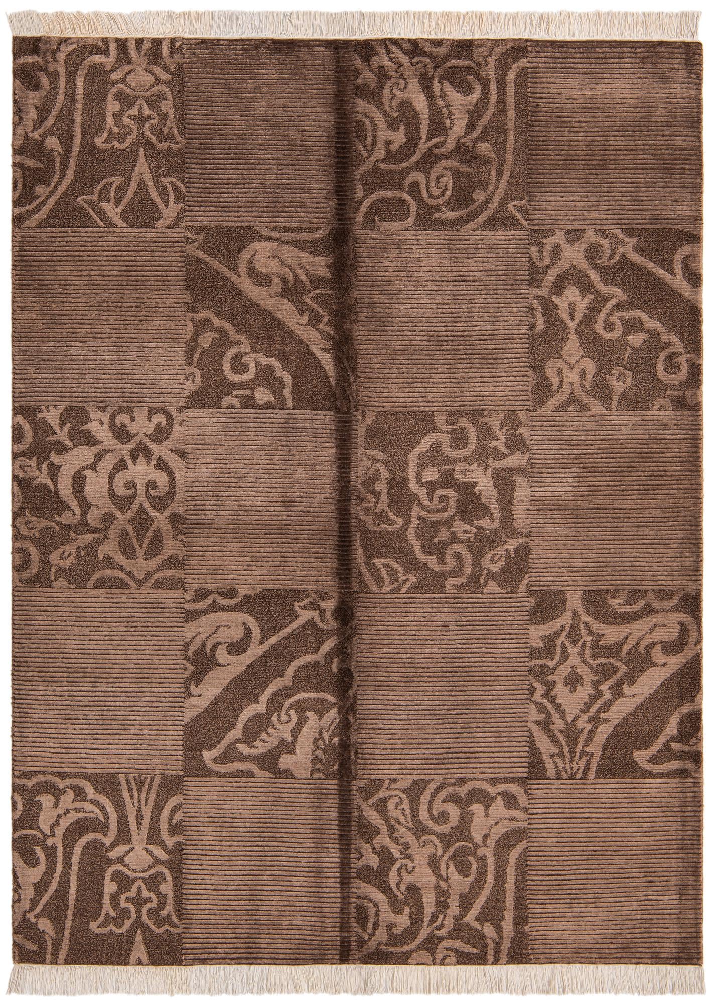 4' 11 x 6' 8 Hand Knotted Darya Wool Rug