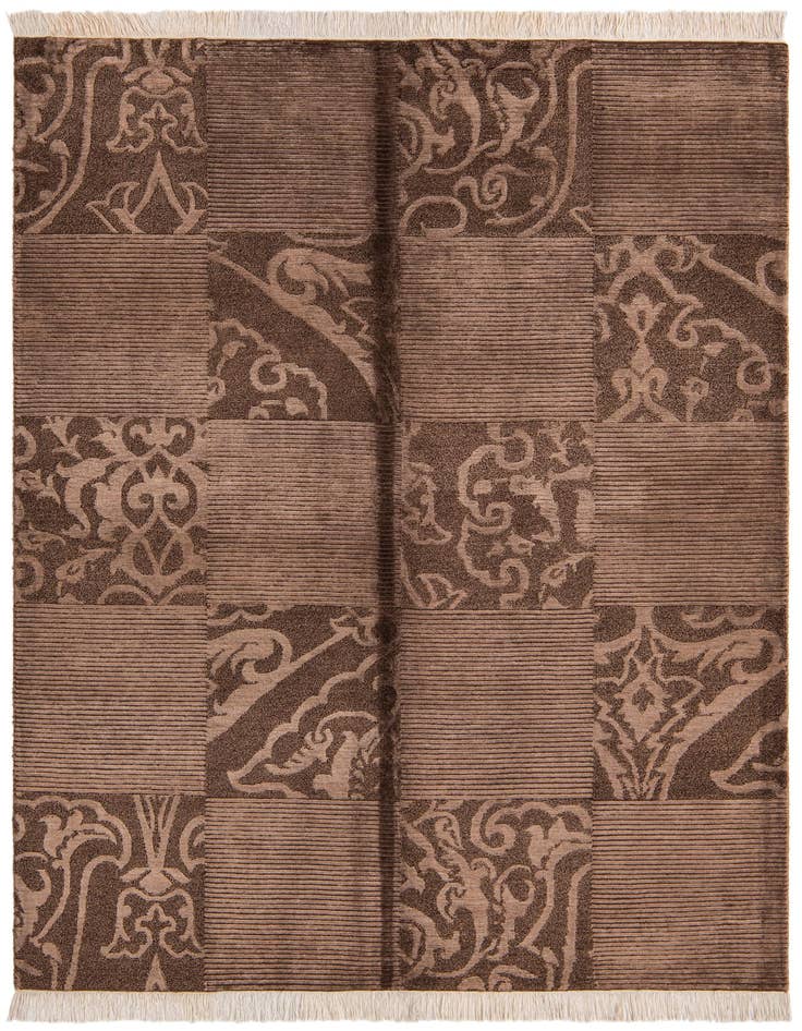 Detail image of 4' 11 x 6' 8 Hand Knotted Darya Wool Rug