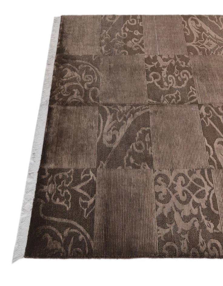 Detail image of 5' x 6' 9 Hand Knotted Darya Wool Rug