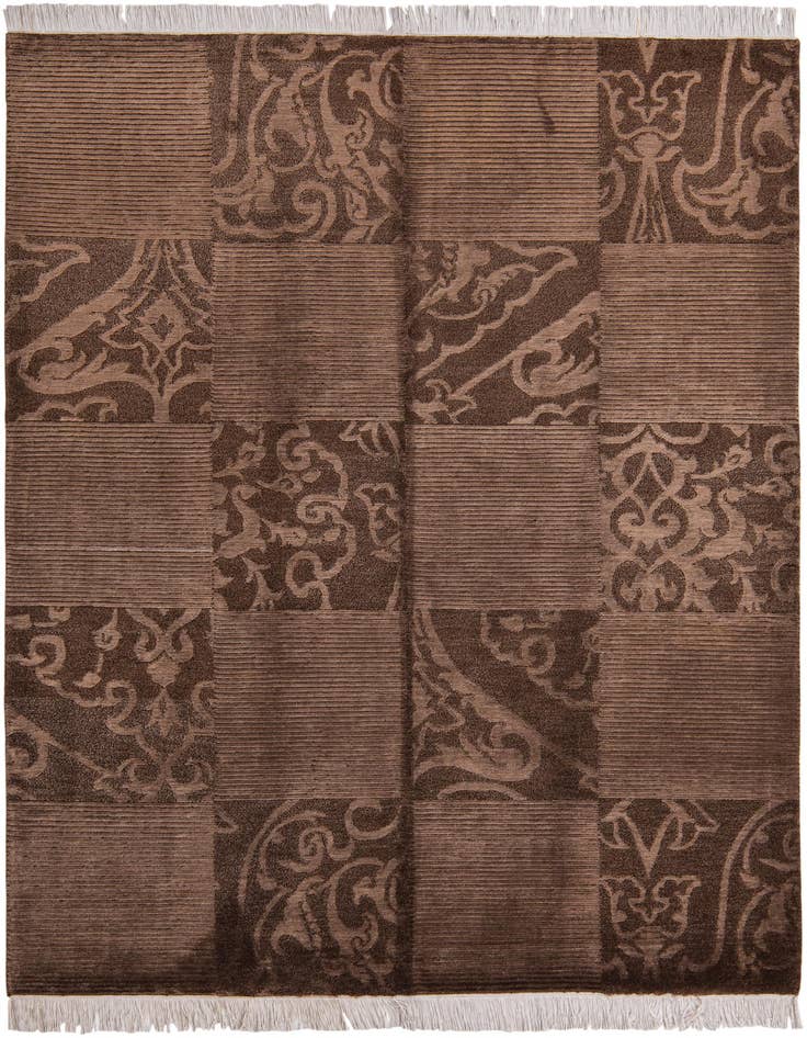 Detail image of 5' x 6' 9 Hand Knotted Darya Wool Rug