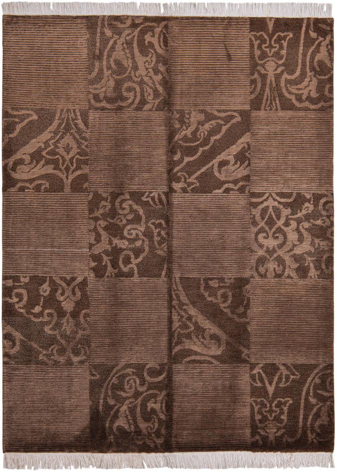 Detail image of 5' x 6' 9 Hand Knotted Darya Wool Rug