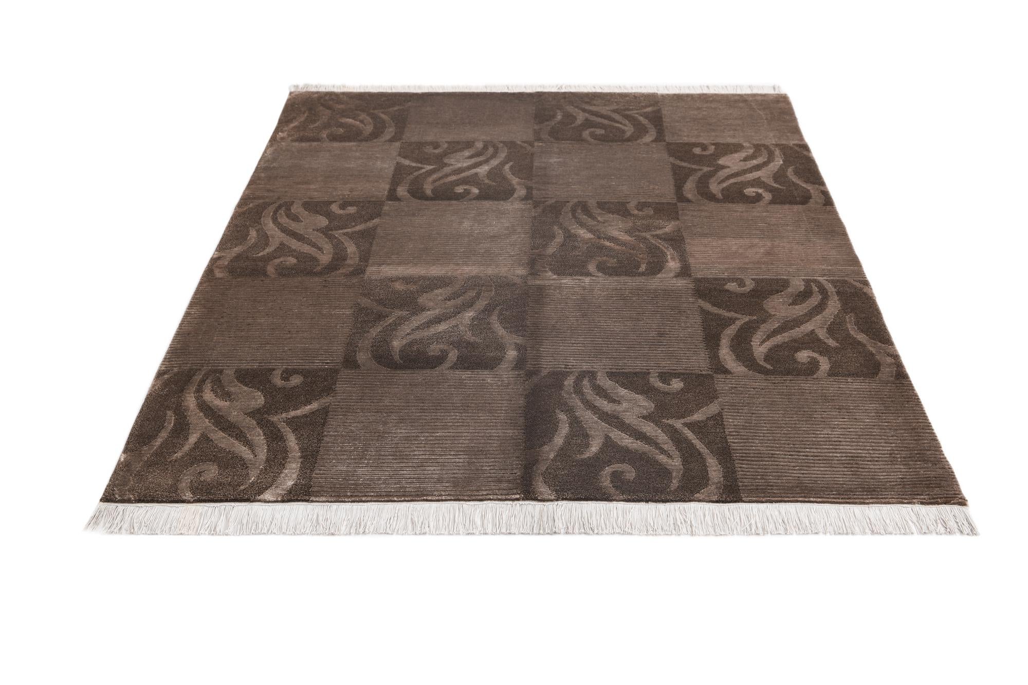 5' 1 x 6' 7 Hand Knotted Darya Wool Rug