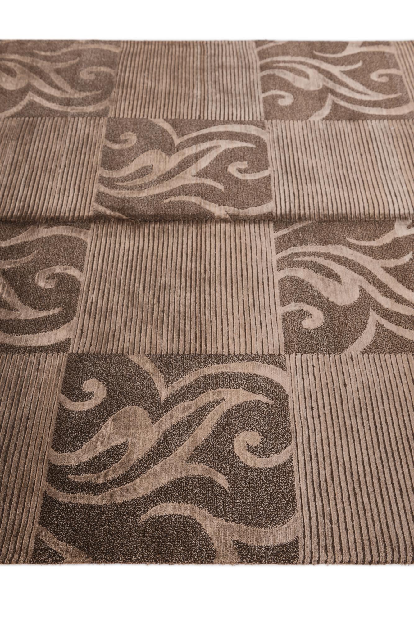 4' 11 x 6' 7 Hand Knotted Darya Wool Rug