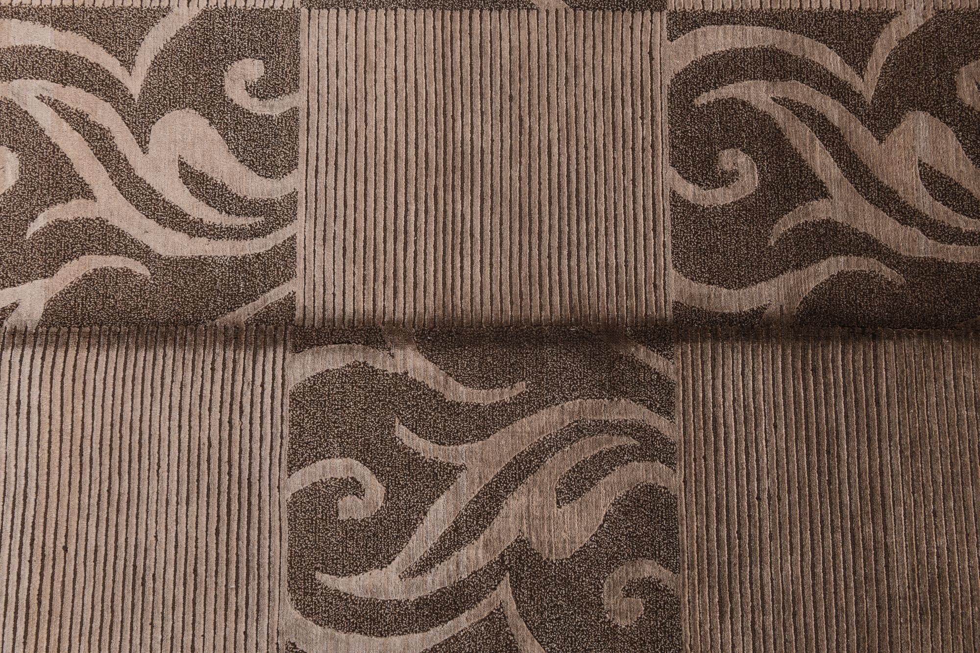 4' 11 x 6' 7 Hand Knotted Darya Wool Rug