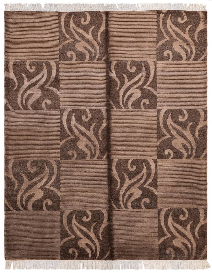 Detail image of 4' 11 x 6' 7 Hand Knotted Darya Wool Rug
