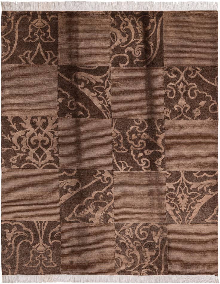 Detail image of 5' 9 x 7' 10 Hand Knotted Darya Wool Rug