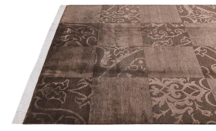 Detail image of 5' 9 x 8' Hand Knotted Darya Wool Rug