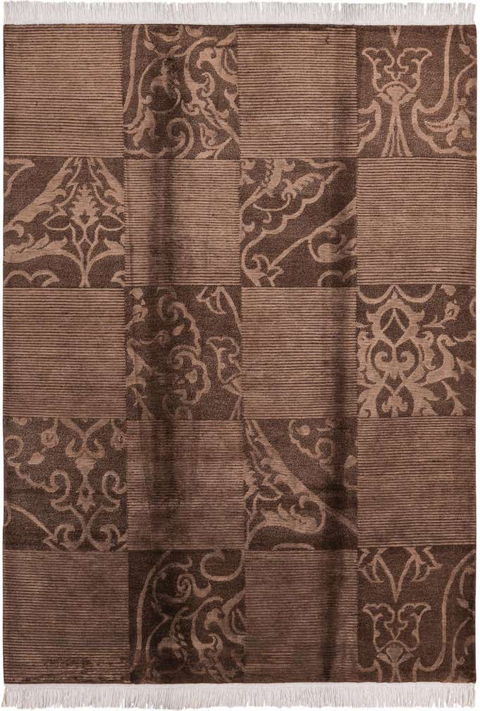 5' 9 x 8' Hand Knotted Darya Wool Rug