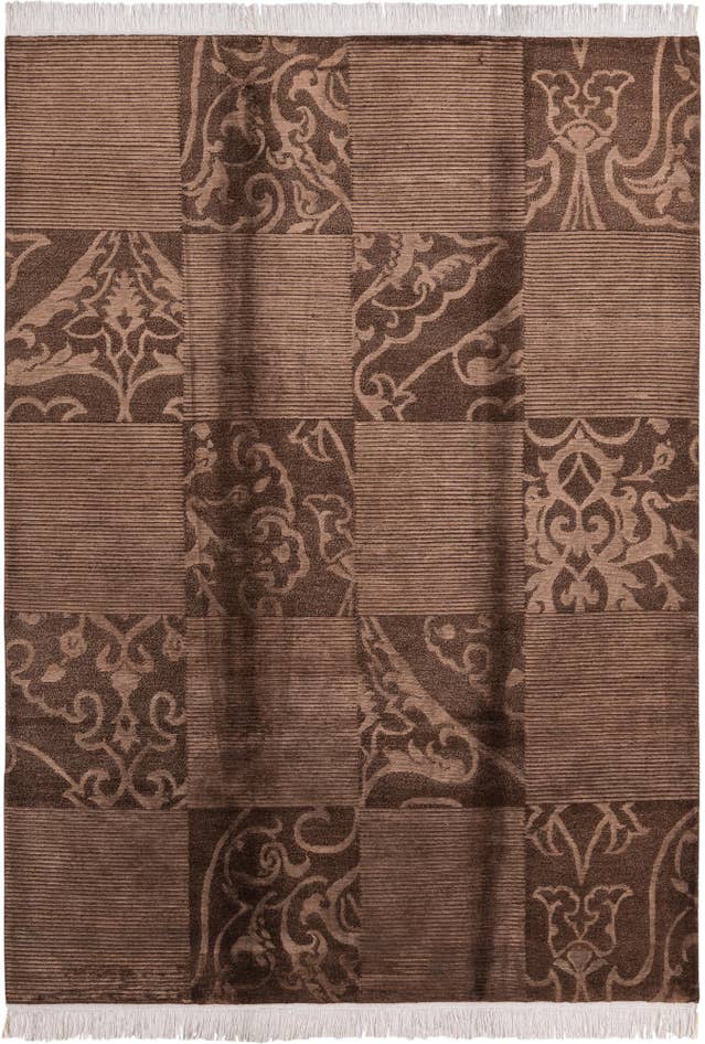 Detail image of 5' 9 x 8' Hand Knotted Darya Wool Rug