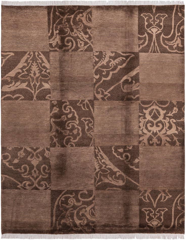 Detail image of 5' 10 x 8' 4 Hand Knotted Darya Wool Rug